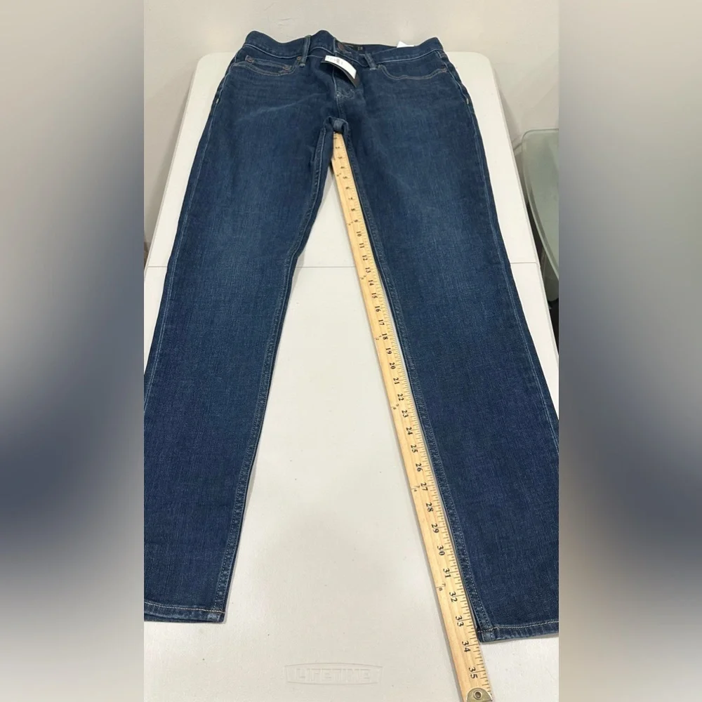 NWT‎ Banana Republic Mens Skinny Fit Blue Jeans Size 32W 36 L